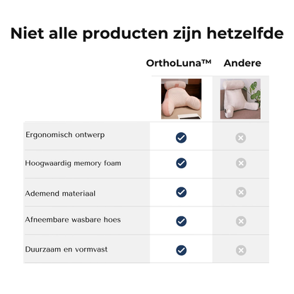 OrthoLuna™ Ergonomisch Rugsteunkussen