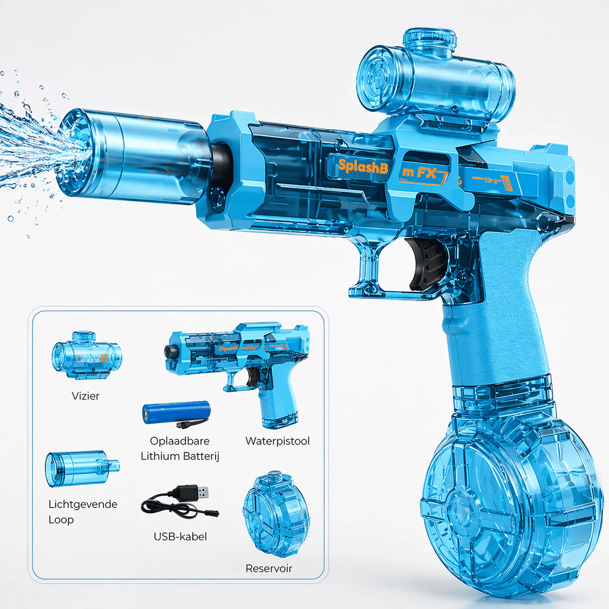 SuperSplash™ Elektrische Waterblaster